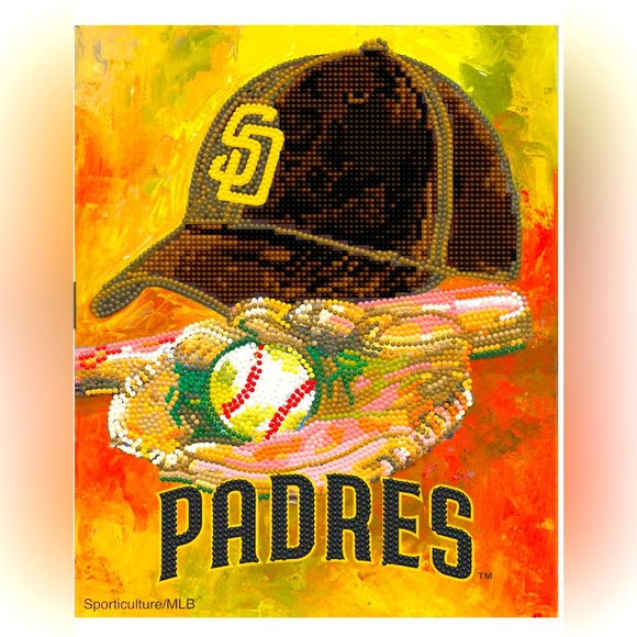 San Diego Padres Diamond Painting Art Craft Kit NEW - Picture 2 of 2